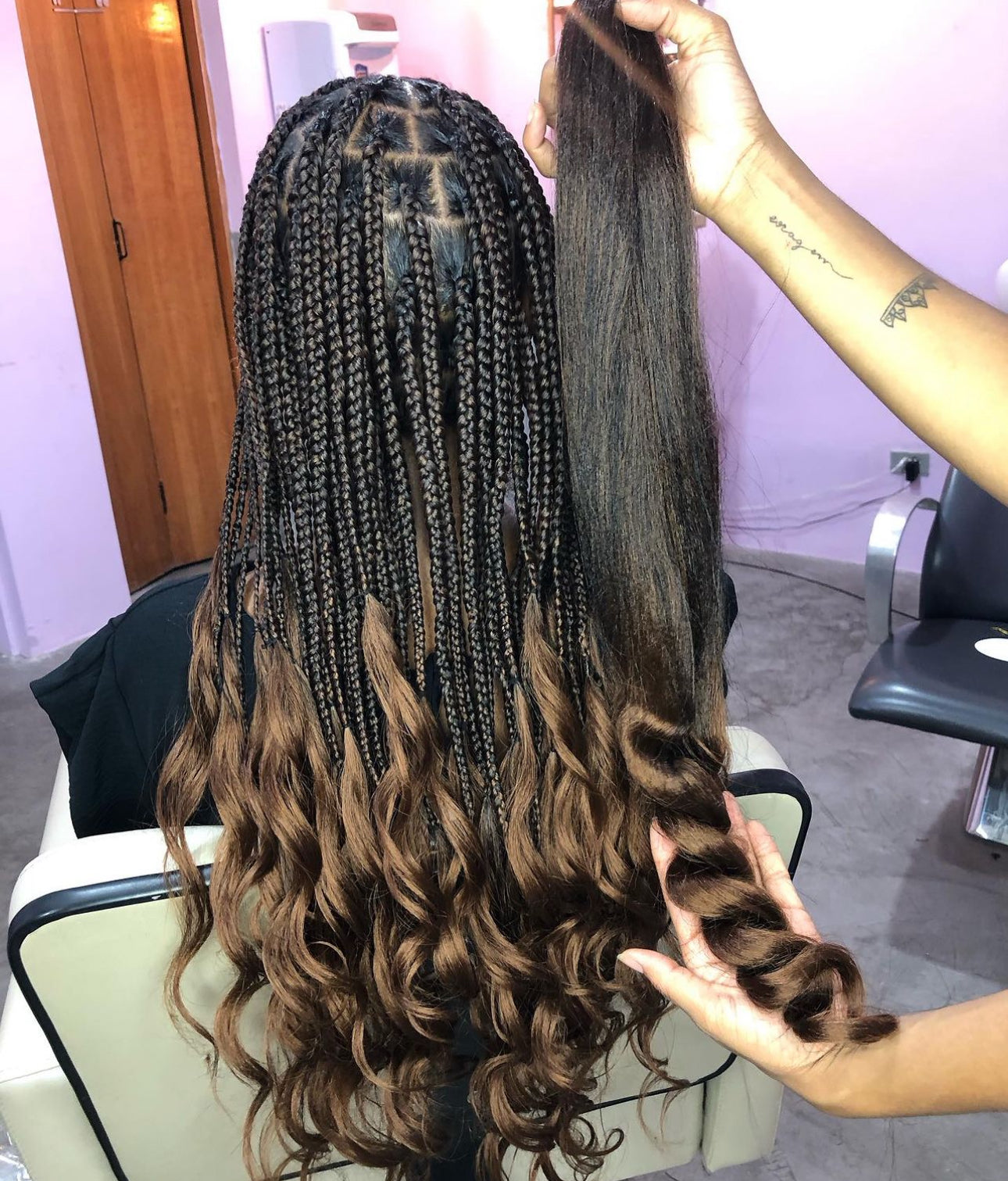 Pre-stretched Spiral Curl