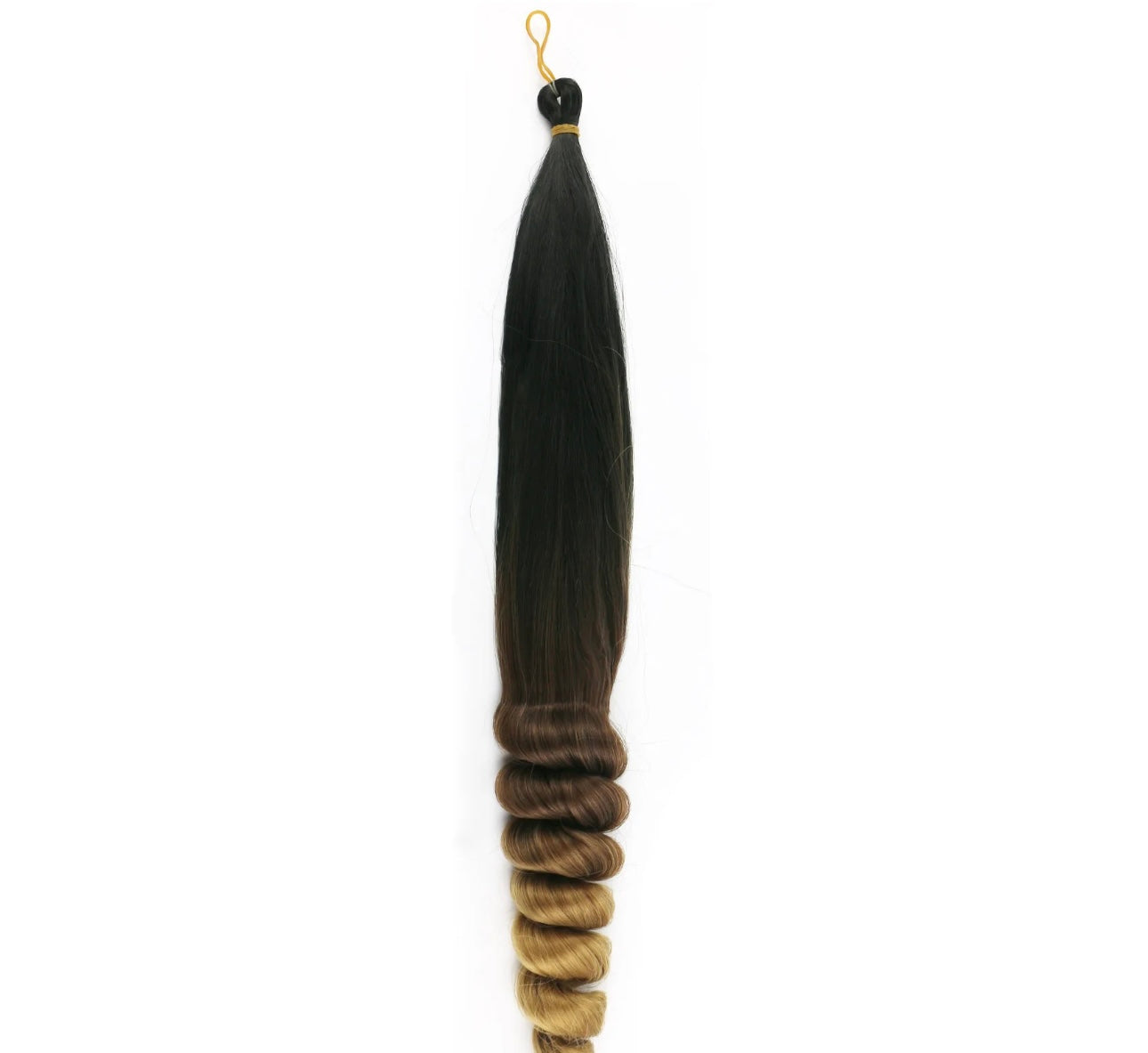 Pre-stretched Spiral Curly Braiding Hair