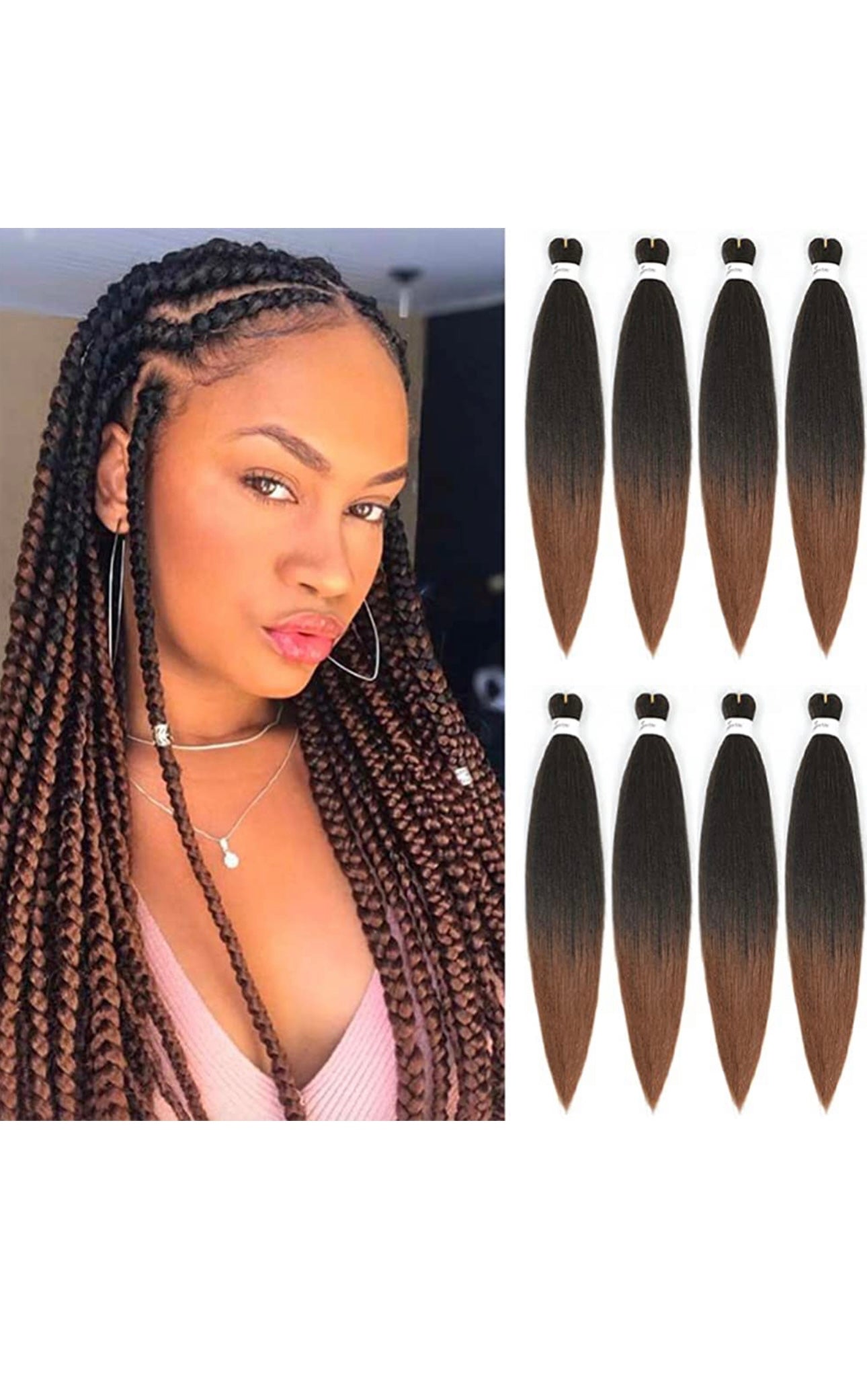 Pre-streched Ombre
