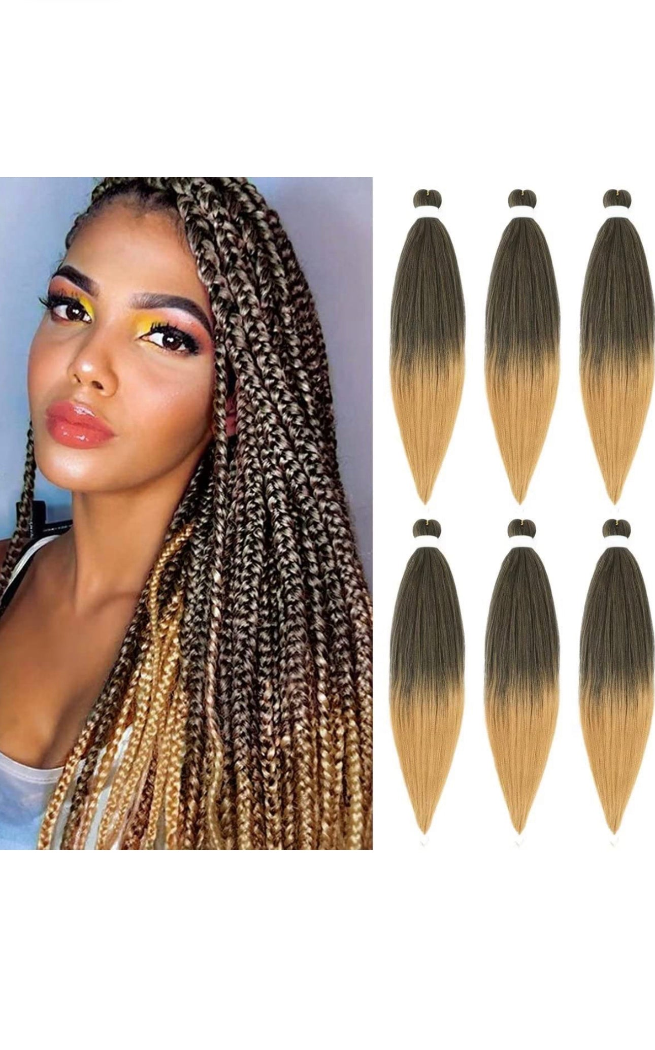 Pre-streched Ombre